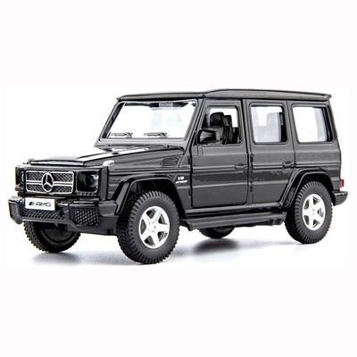 Модель литого автомобиля G63 в масштабе 1/36, игрушечный автомобиль G Wagon из цинкового сплава для детей, игрушечный автомобиль с откатным механизмом для малышей, подарок для мальчиков и девочек