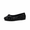 2024 Shoes for Women Outdoor Women's Flats Hot Sale Dress Flats Women Bow Tie Bling Square Toe Slip On Soft Bottom Shoes Female