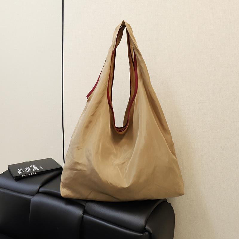 Складная большая сумка-тоут U-образной формы из водонепроницаемого полиэстера для покупок