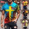 Summer Fashion Mens T-shirt Black and White Jesus 3D Print Unisex Casual T-shirt Kids Tops Mans Tops