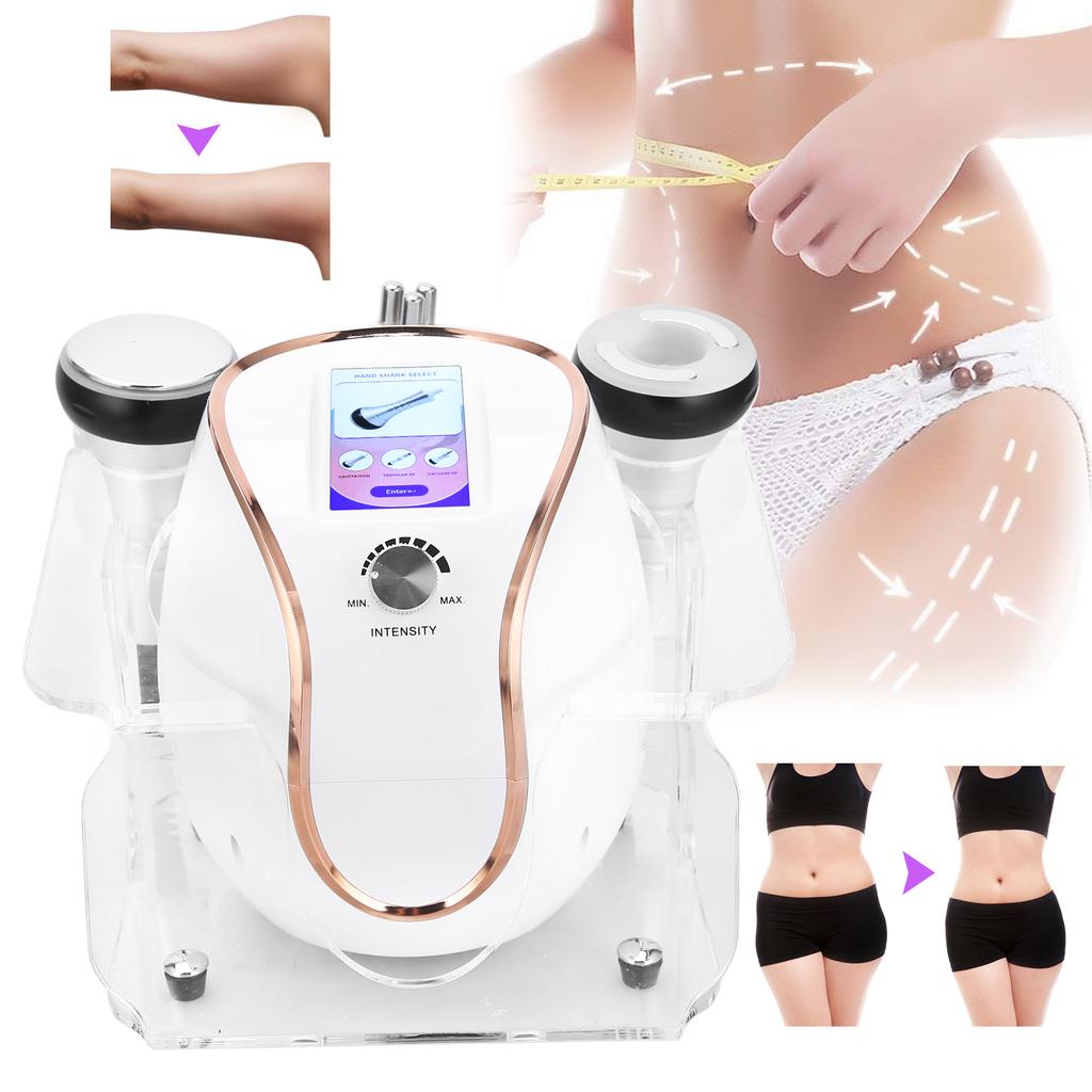 3 In 1 RF Fat Burning Body Slimming Machine Ultrasonic Cavitation Anti Cellulite Beauty