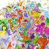 10 Sheets/Set 3D Dinosaur Stickers Toys Home Wall Decor Cartoon Sticker Scrapbooking  Notebook Diary Label