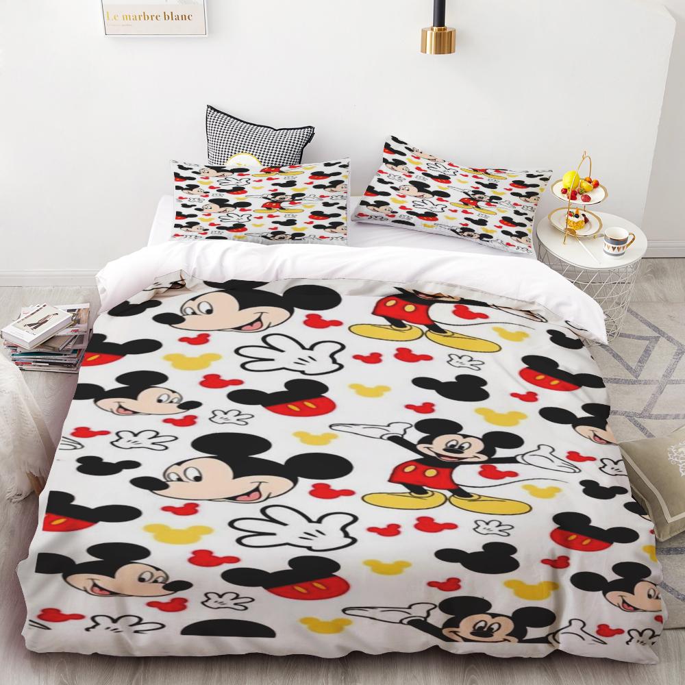 Mickey Anya Forger Duvet Cover Set Comforter Bedding 3d Children'S Bedding Set 3-Piece 1 Quilt Cover King Size best gifts