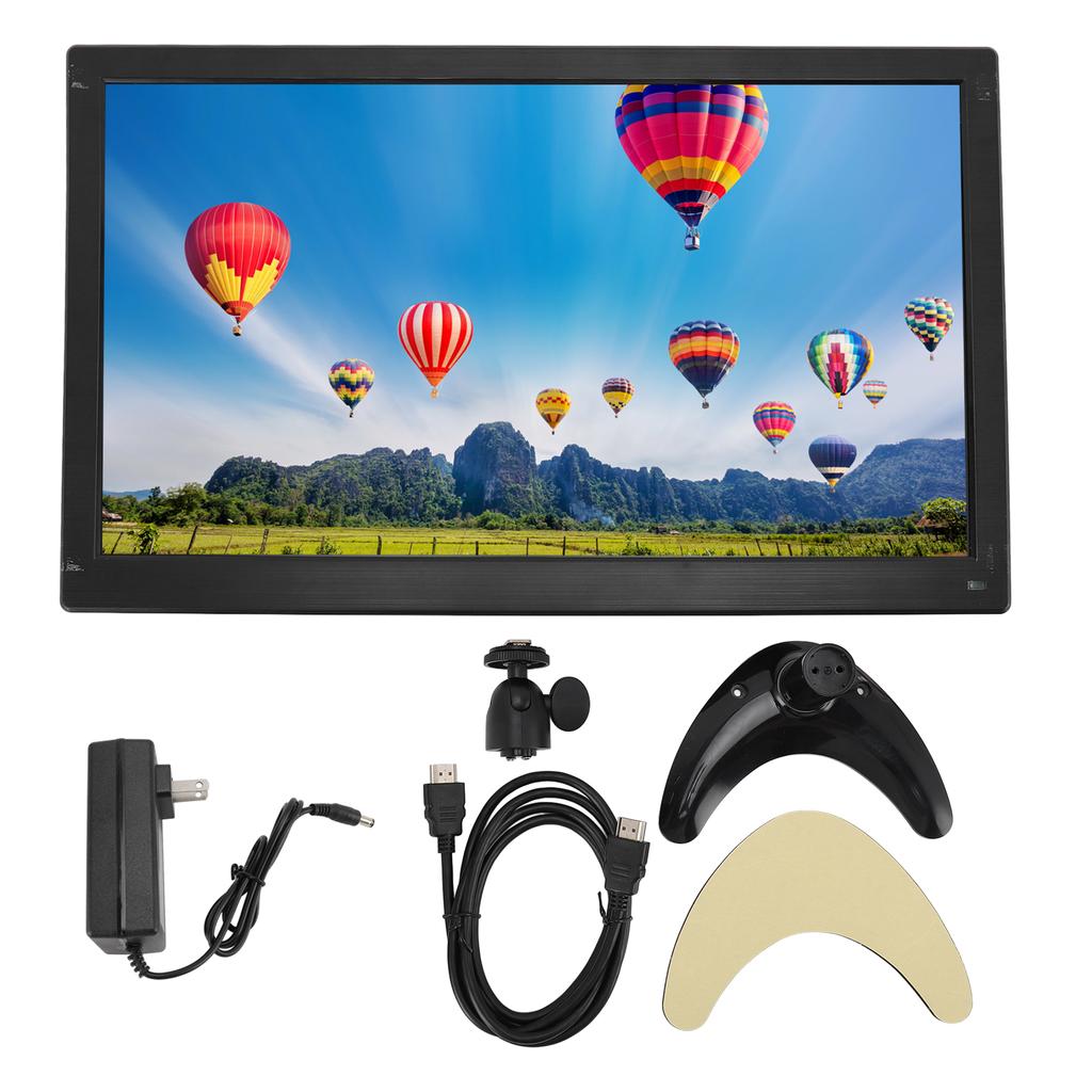 15.6 Inch External Screen with Speaker 1920x1080 BNC AV VGA HD Multimedia Interface USB External Dis