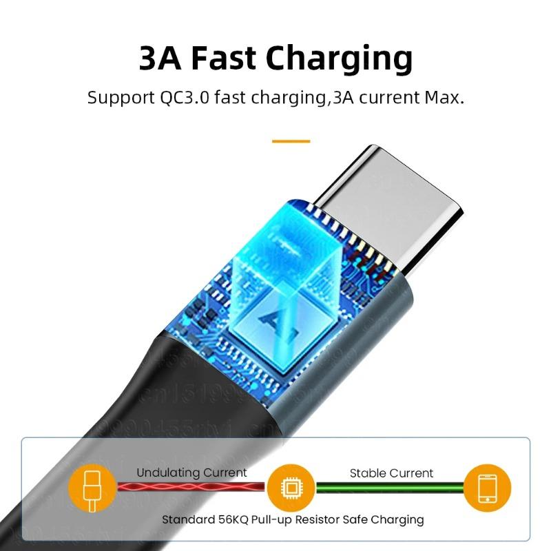 Мини-брелок портативный USB-кабель для передачи данных для iPhone 14 3A быстрая зарядка Micro USB Type C короткий кабель шнур для Samsung Xiaomi Huawei
