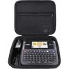 Кейс для принтера этикеток, совместимый с Brother P-Touch PT-D610BT/PT-D610BTVP/PTD600, Business Professional, подключенный принтер этикеток(Черный чехол)