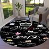 SKZ Round Area Rug,Carpet Rug for Living Room Bedroom Sofa Playroom Decor,Non-slip Floor Mat