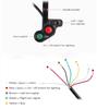 Motorcycle Handlebar Switch Electric Bike Scooter Horn Turn Signals On/Off Button Light Switch