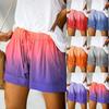 Ayollar uchun qulay yozgi tie-dye shortlar, ipli elastik bel, cho'ntaklar, kundalik shimlar
