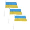 10 комплектов ручных флагов Украины из полиэстера, устойчивых к выцветанию, мини-легкие ручные флаги Украины