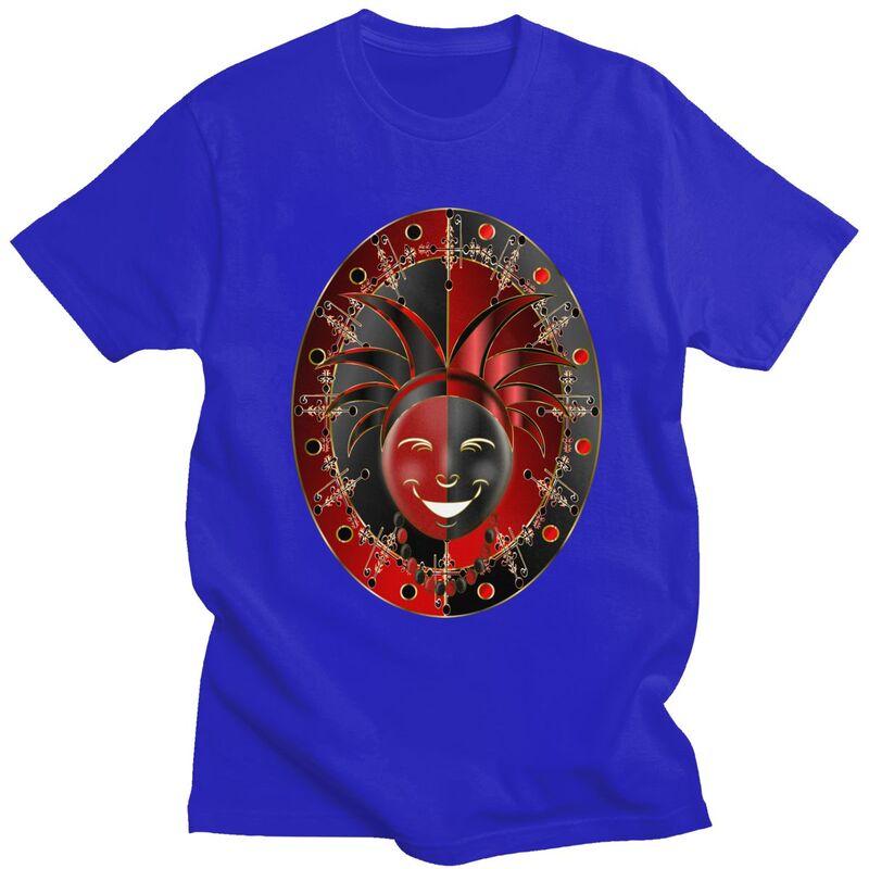 Custom Smiling Eshu Elegua T Shirt for Men Tshirt Casual Tees Short Sleeves Tshirts Loose Fit Clothing