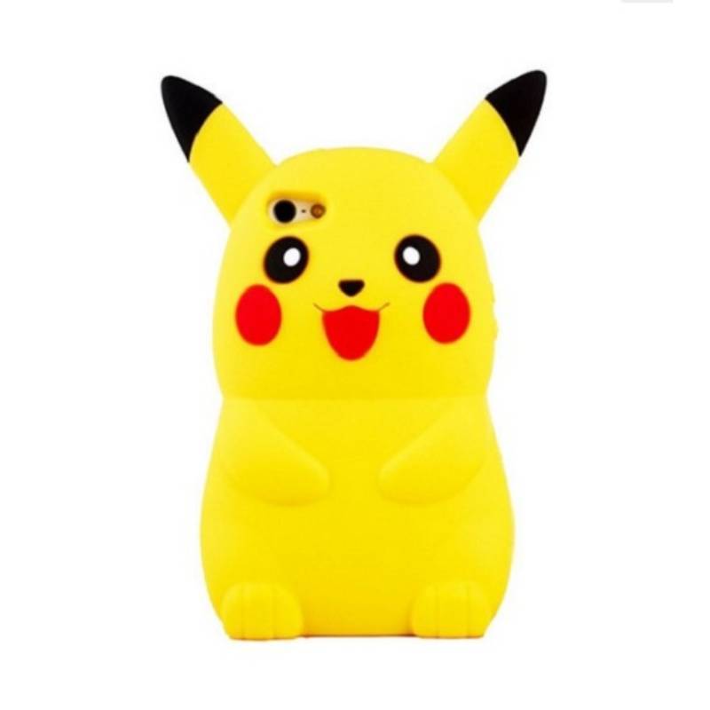 Pokmon Pikachu Silicone Phone Case With Foldable Stand For Iphone 4 And 5 Protectors