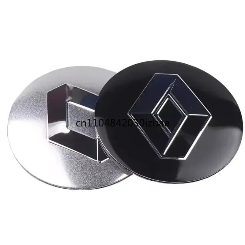 For Renault Megane 2 3 4 Twingo Clio Talisman Captur Kwid 4PCS 56mm Car Badge Wheel Center Cover Stickers Hub Caps Decal Z999