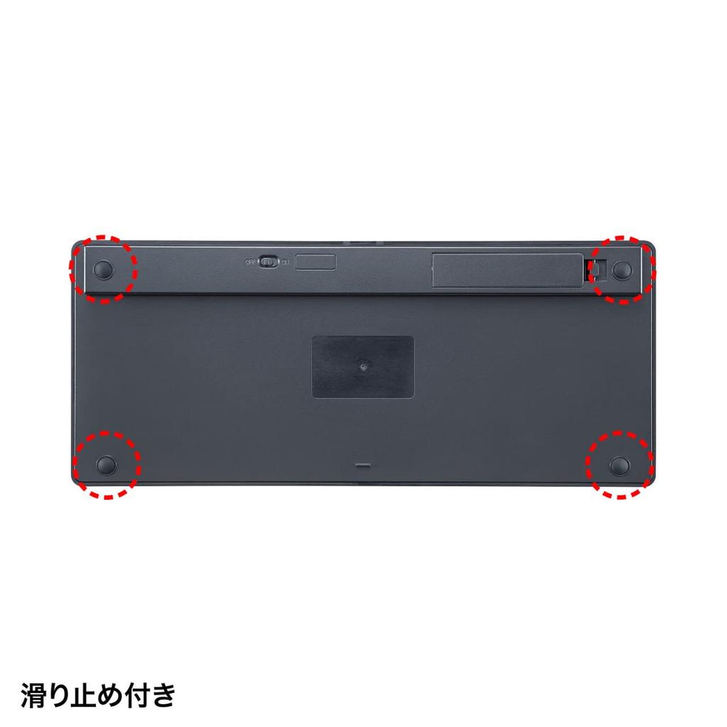 Sanwa Supply Keyboard Bluetooth Slim Design Antibacterial Scissor Pantograph Black SKB-BT36BK