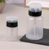 1Pc 60/200Ml Empty Press Nail Bottle Pump Dispenser Plastic Polish Portable Liquid Makeup Remover Cleaner Manicure Tool