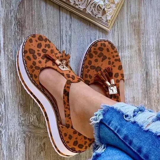 Women's Sandals Summer 2025 Casual Flat Platform Heel Tassel Buckle Strap Female Sandals Platform Vulcanized Shoes for Women New