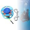 Compact Dive Reel with Dual Snap Clip for Water Activities