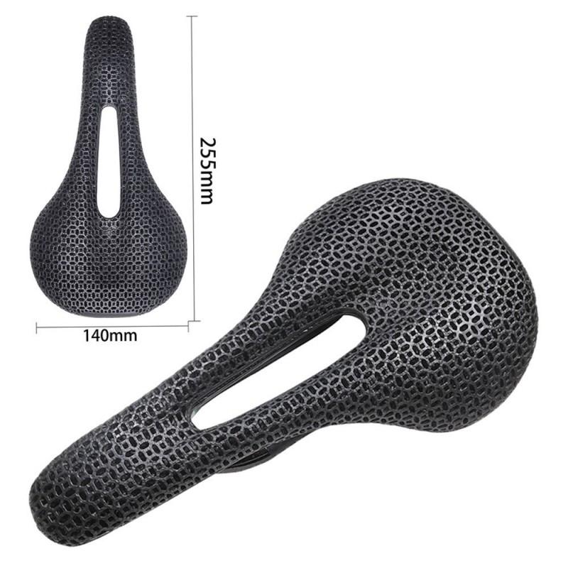 Carbon Fiber Bicycle Saddle Road Mountain Bikes Lightweight Ergonomic Seat Pad SD238 Black