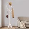180cm Wooden Tree-shaped Clothes Rack,Walnut/White/Teak Wood Color Coat Rack Free Standing for Corridor,Foyer