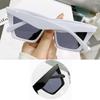 Fashion Large Frame Shape Sunglasses Uv Protection Eye Protection Street Shooting Sun Glasses Photo Propses For Women