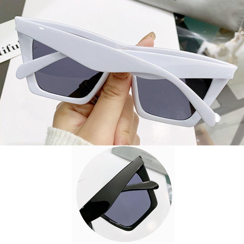 Fashion Large Frame Shape Sunglasses Uv Protection Eye Protection Street Shooting Sun Glasses Photo Propses For Women