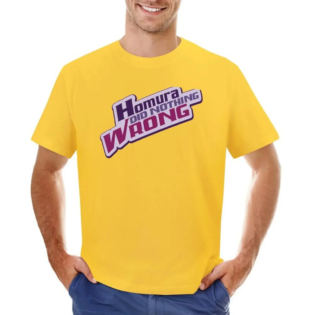 Homura Did Nothing Wrong T-shirt sublime vintage blanks plain white t shirts men