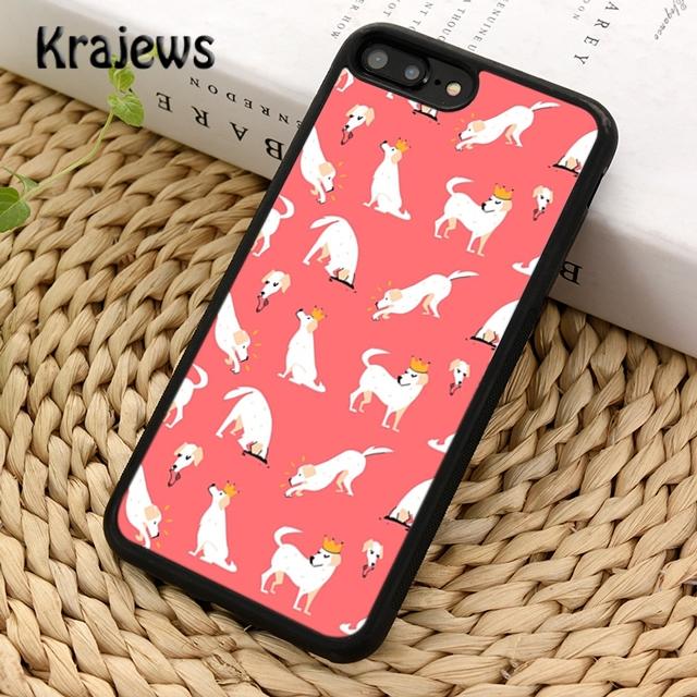 Чехол для телефона Krajews Cartoon Golden Retriever Dog для iPhone 14 5 SE 6s 7 8 plus XR XS 11 12 13 pro max Samsung S21 S22 Plus