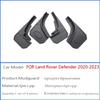 Mudflaps Front Rear 4pcs FOR Land Rover Defender Mudguard Fenders Mud Flap Guard Splash Car Accessories Auto Styline Mudguards