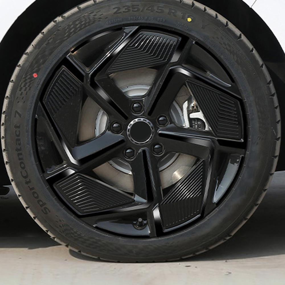 4 шт. для BYD SEAL EV 2024 наклейки на ступицу колеса автомобиля ПВХ чехлы внешние декоративные аксессуары антицарапины DIY детали предотвращают грязь