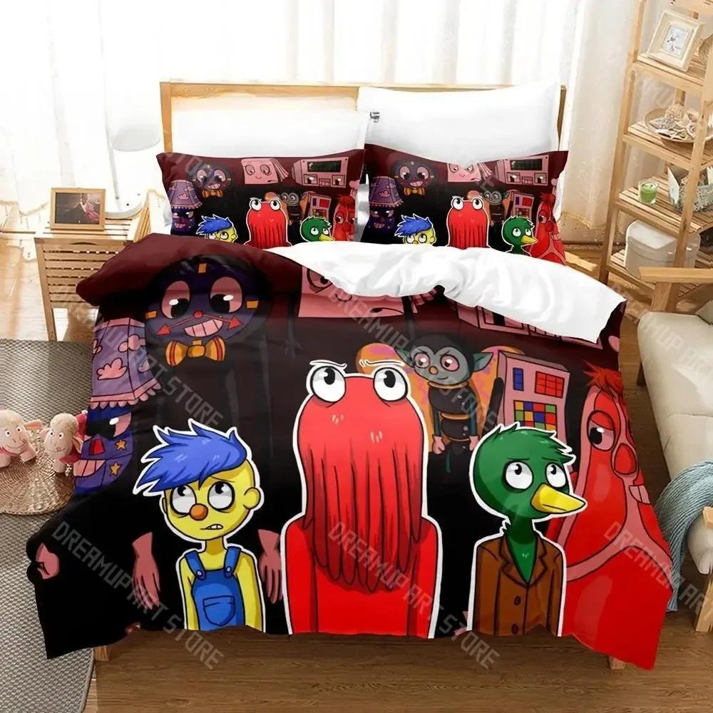 3d Print Anime Don't Hug Me I'm Scared Bedding Set Single Twin Full Queen King Size Bed Set Adult Kid Bedroom Duvet Cover Sets