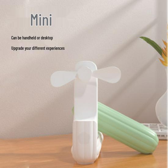 Portable Mini Handheld Folding Fan with USB Charging and Long Battery Life