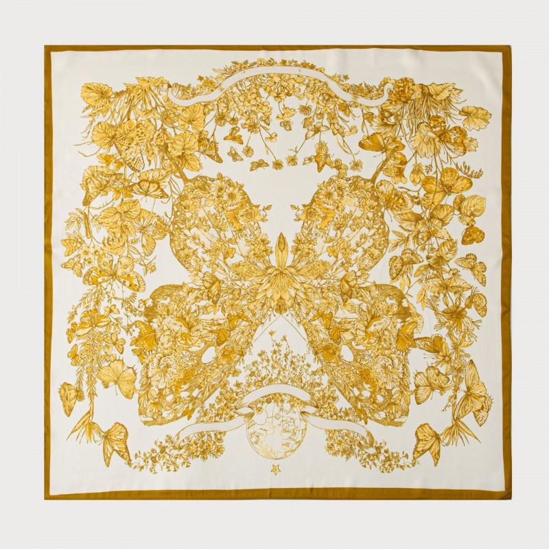 Silk Scarf Square 100% Mulberry 65x65cm Fashion Bag Tie Neckwear