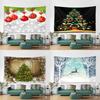 Christmas Printed Tapestry Background Atmosphere Christmas Wall Covering Christmas Yamaha