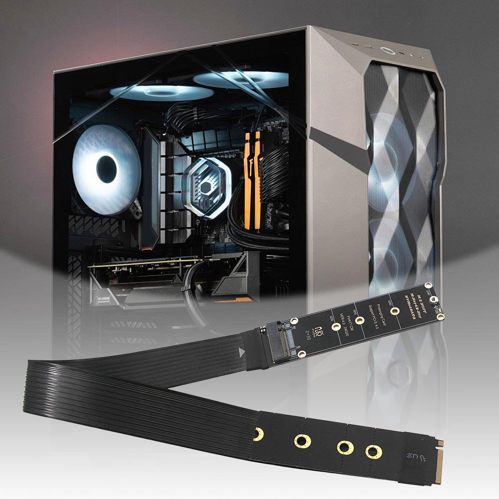 Удлинительный кабель M.2 NVME NGFF M-Key SSD Карта расширения NGFF M-Key PCIe4.0 SSD Удлинитель M.2 SSD PCI-Express 4.0 X4 M Key