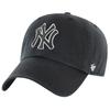 New York Yankees MLB Clean Up Cap, Unisex Black Cap