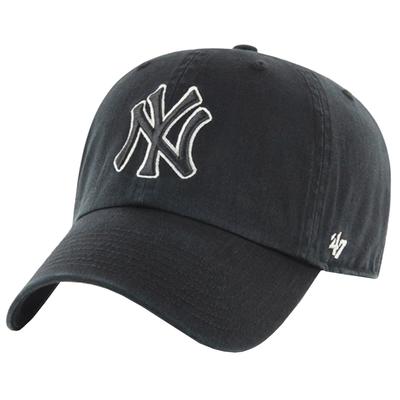 Кепка New York Yankees MLB Clean Up, Унисекс, черная
