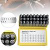 Metal Letter Mark -Set Stamp Tool Kit Permanently Shape Graval Numbers That Are Impressed for