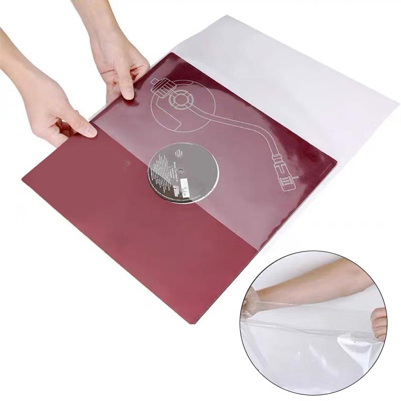 3/5/10 шт. Пакеты для хранения виниловых пластинок с двойным открытием, трехслойные, для пластинок 12 дюймов (LP), двухнаправленное открытие, защитный чехол для альбома