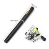 Pen Fishing Rod for Sea Fishing Outdoor Fishing Portable Mini Pocket Fishing Rod