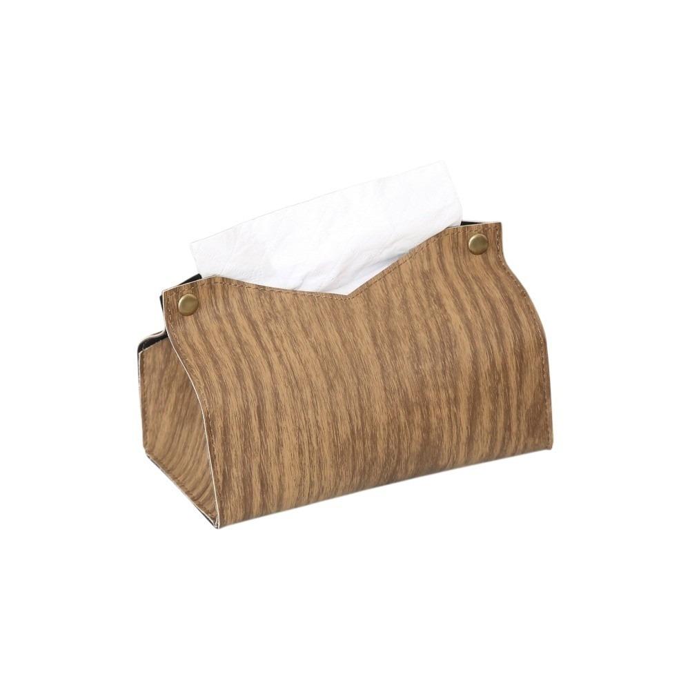 Waterproof PU Tissue Box Decorative Car Tissue Holder Kitchen Countertop
