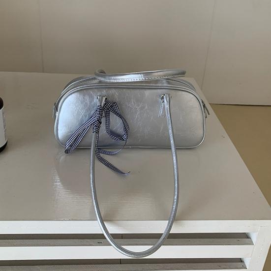 Женская одноплечевая сумка из искусственной кожи, водонепроницаемая, большой вместимости, однотонная, повседневная, на молнии, для дам, для девушек