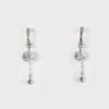 LingerPiece Silver Rose Drop Earring