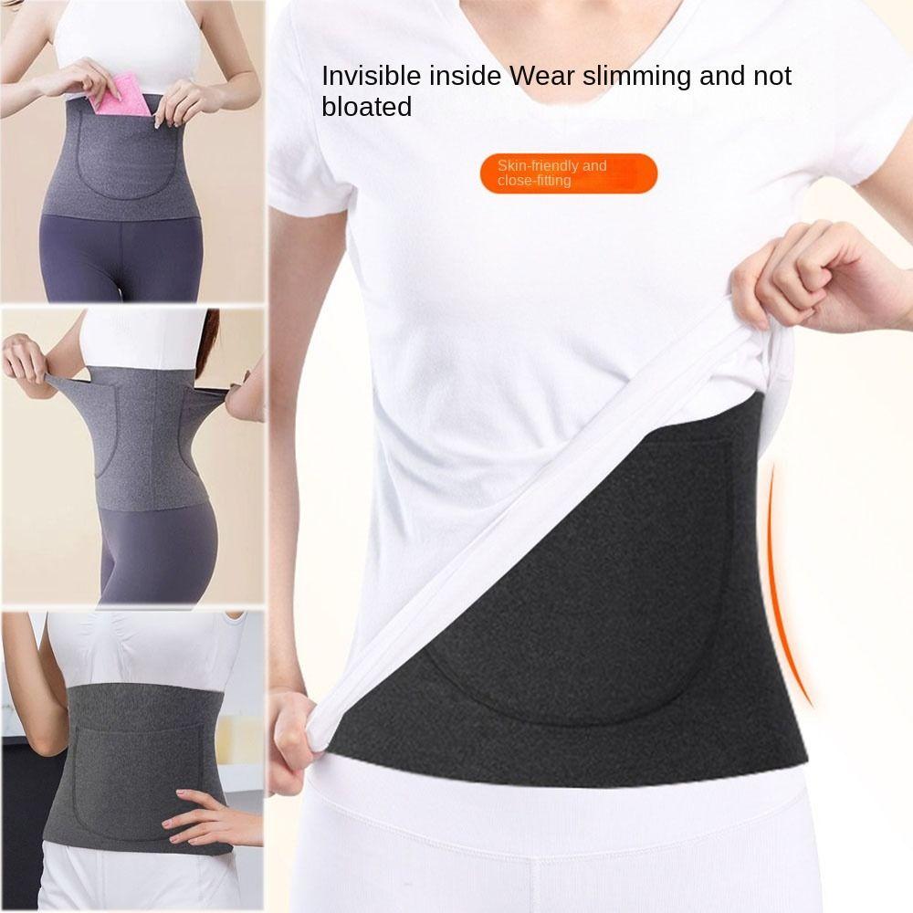 With Double Pocket Girdles Shapewear Thermal Warm Belt Healthy Waist Slim Body Shaper