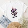 Women Tshirts Short Sleeve Nail Art Fingernail Ladies Fashion Casual Summer Clothes Female Tee Graphic T-shirt Clothing