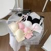 Half Cup Push-Up Bra for Small Chest Women, Seamless Soft Anti-Sagging Support, Beautiful Back Design, Thin Summer Cup.