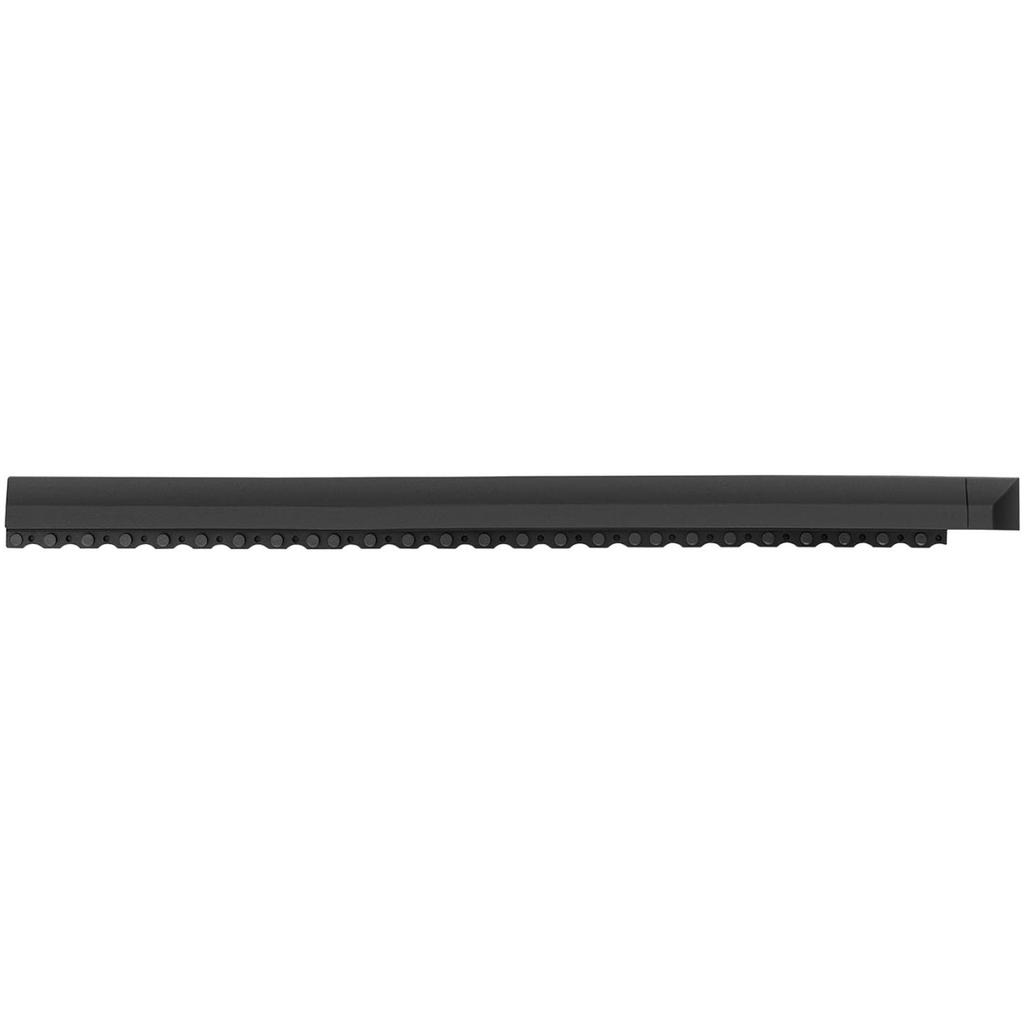Rubber mat end cap 10050276 black 95 x 6 x 1 cm