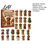 Decorative Dog Statue for Desk 2026 Dachshund Advent Calendar 24 Days Collectible Surprises with 2D Christmas Countdown Surprise Toys Festive