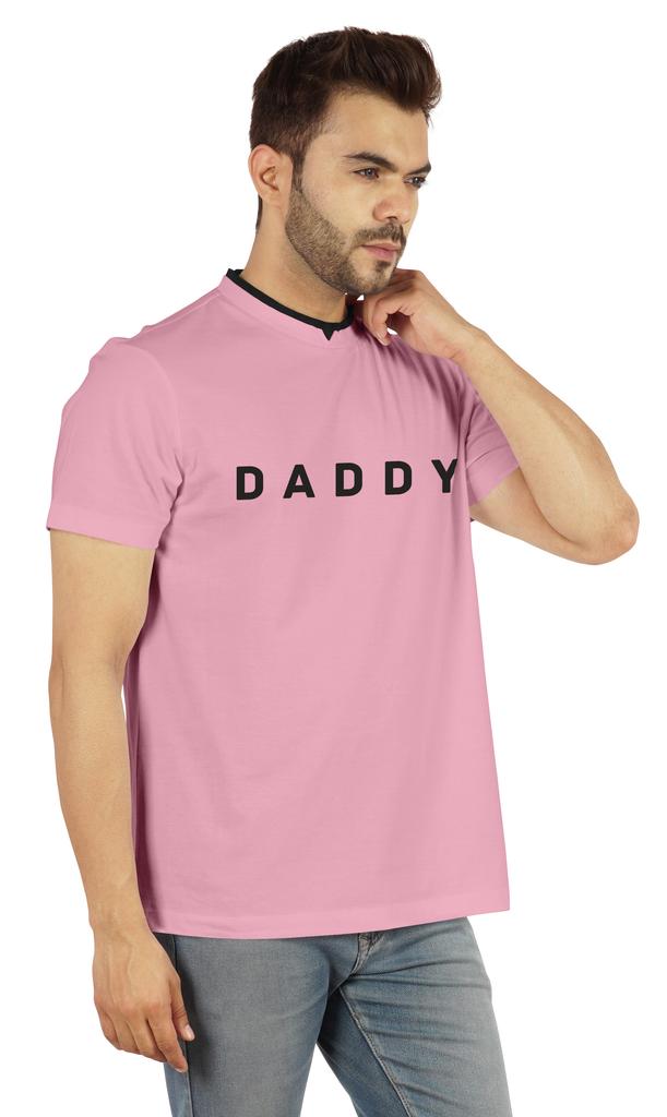 Inkmeso Мужская футболка с круглым вырезом и V-образным вырезом с надписью Daddy Tshirt For Dads Jersey