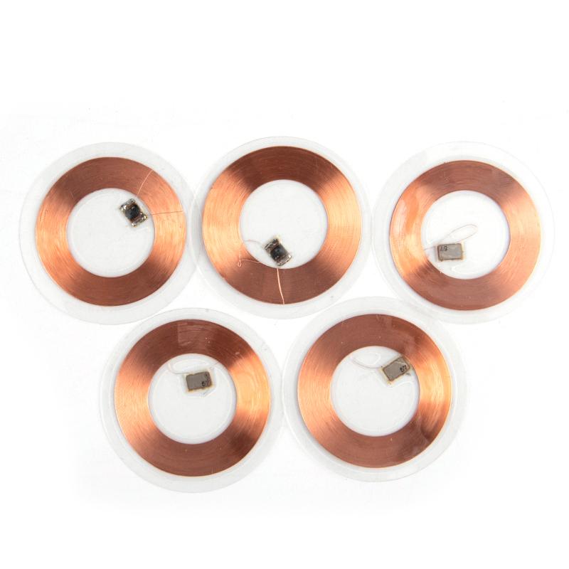 5 шт., 125 кГц, идентификатор T5577, перезаписываемая медная катушка, монета-карта, брелок Rfid