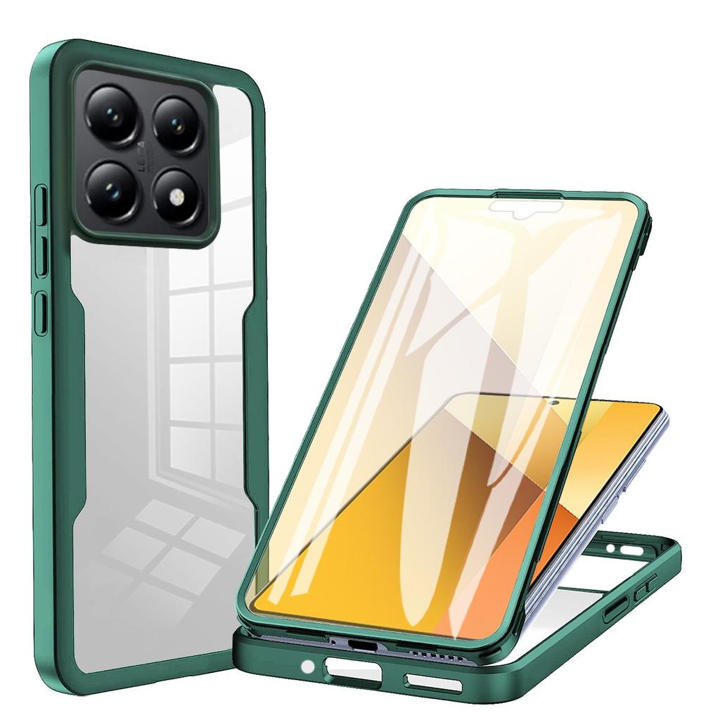Защитный противоударный чехол с защитой спереди и сзади для Xiaomi 15T Pro 17 Redmi Note 15 5G Plus Poco M8 X8 Max F8 Ultra Чехол на 360 градусов